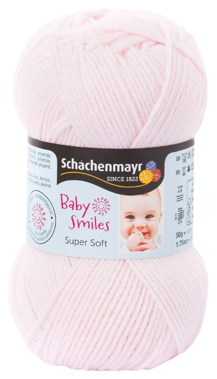 

Пряжа Schachenmayr 9807527 Baby Super Soft Baby Smiles (01035), Розовый, Bаby Super Soft