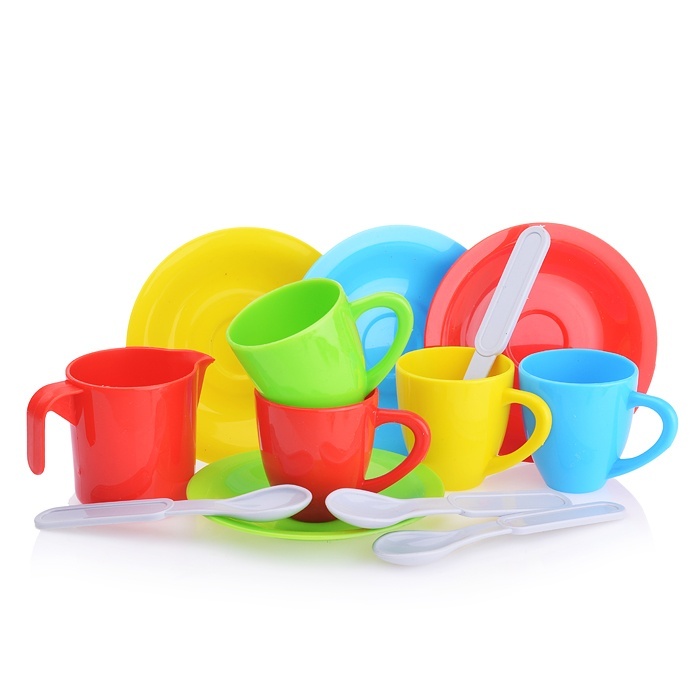 Набор детской посуды Игрушки Поволжья Молочный чай, 13 предметов