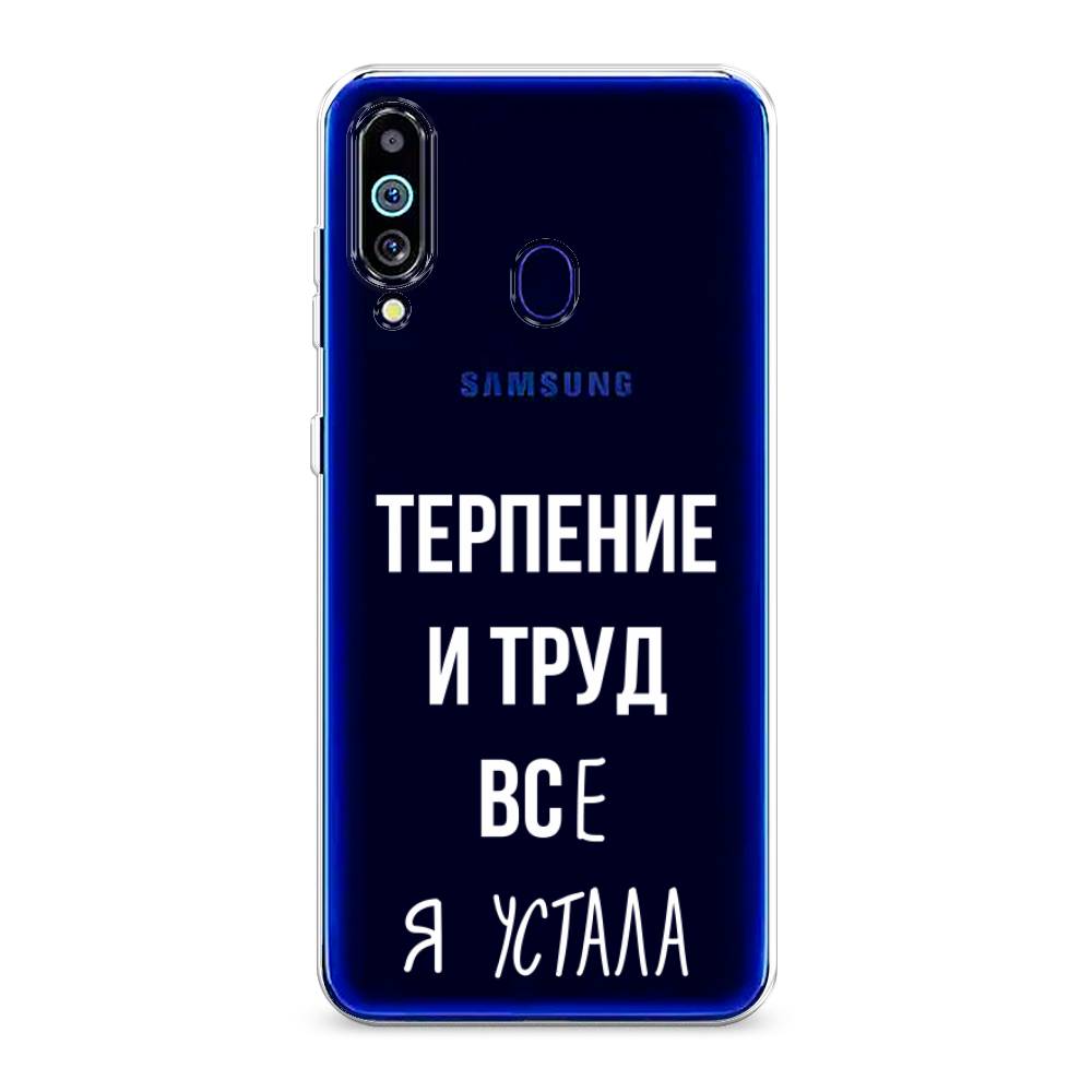 

Чехол Awog на Samsung Galaxy M40/A60 "Все я устала", Разноцветный, 28750-6