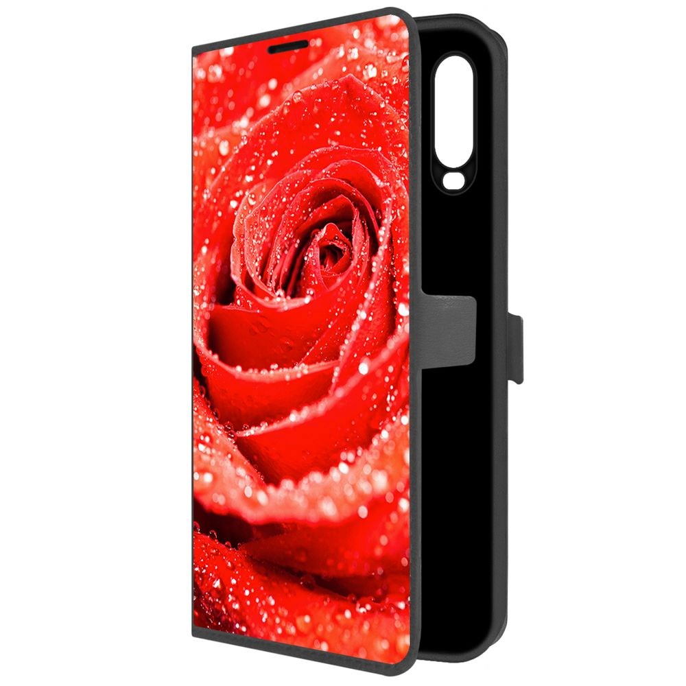 

Чехол-книжка Krutoff Eco Book для Vivo Y11 Роза (черный)