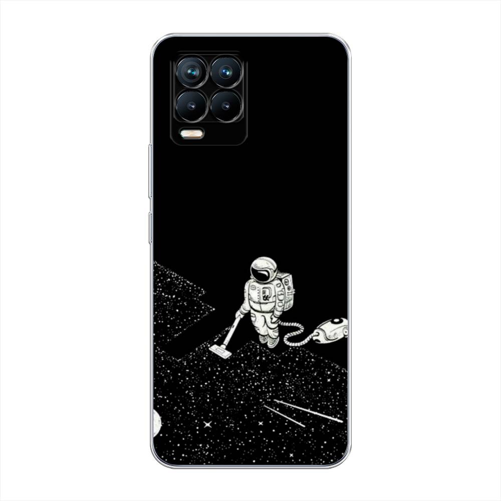 фото Чехол awog "космонавт с пылесосом" для realme 8