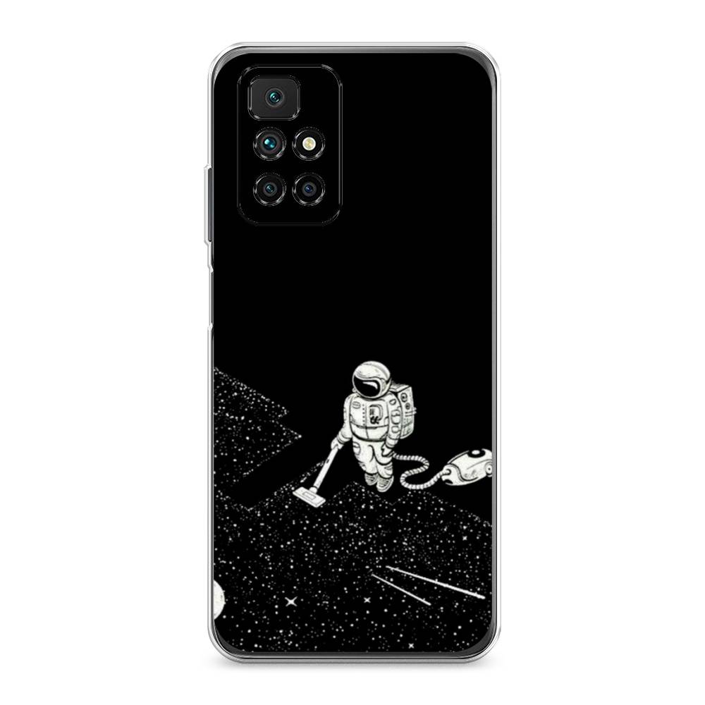 фото Чехол awog "космонавт с пылесосом" для xiaomi redmi 10