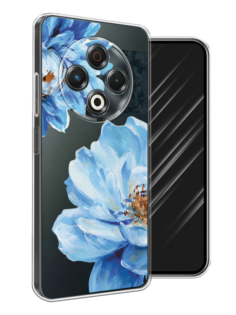 

Чехол Awog на Tecno Spark 30 "Голубые клематисы", Голубой, 309150-1