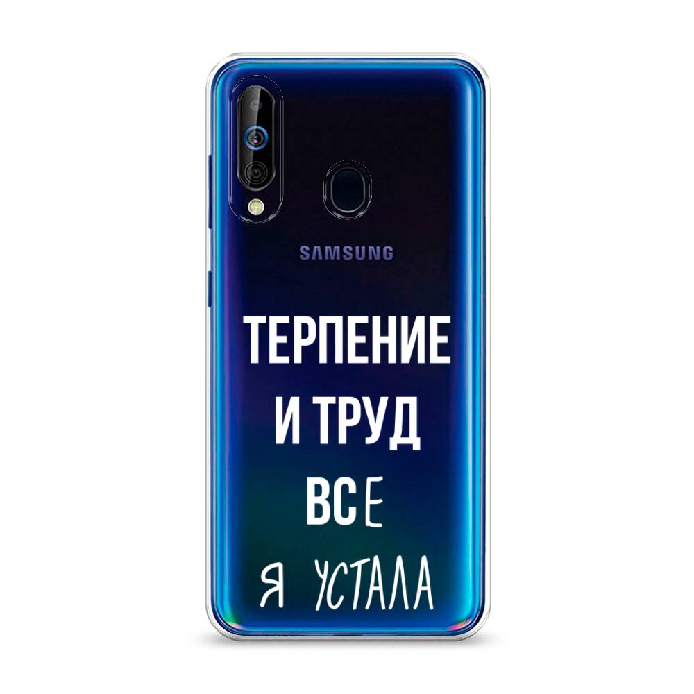 

Чехол Awog на Samsung Galaxy A60/M40 "Все я устала", Разноцветный, 28250-6