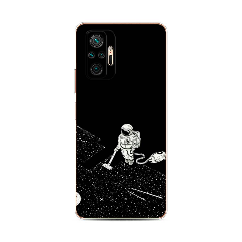 фото Чехол awog "космонавт с пылесосом" для xiaomi redmi note 10 pro