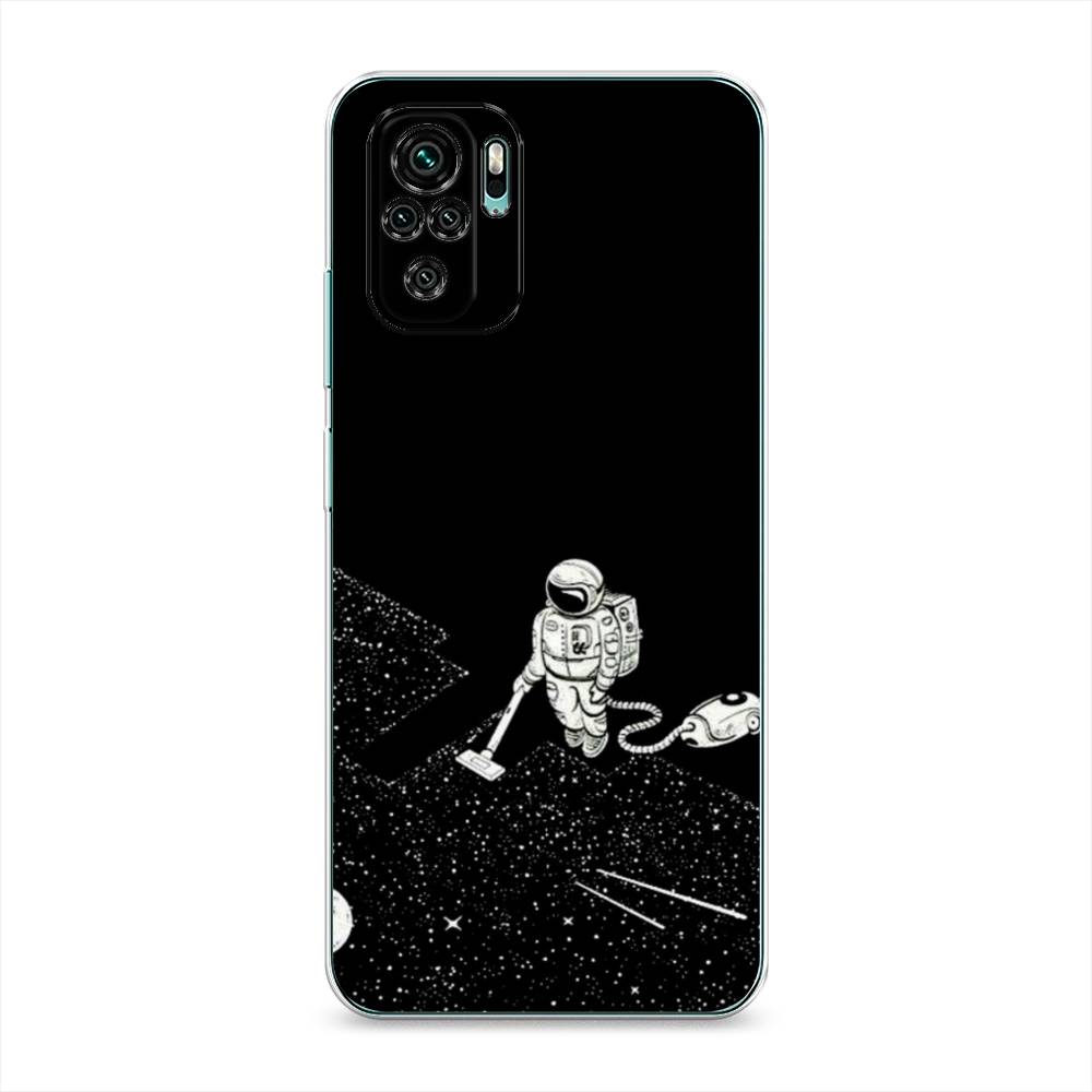 фото Чехол awog "космонавт с пылесосом" для xiaomi redmi note 10