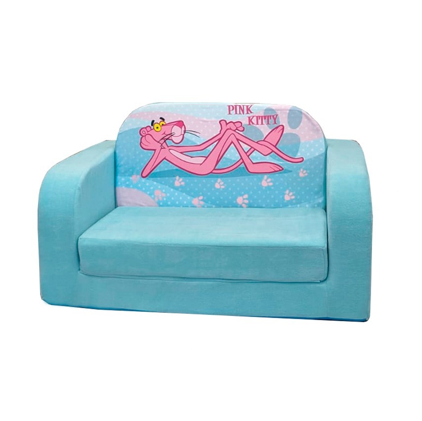 Мягкий детский раскладной диван Тусик Розовая пантера диван детский элегия кроха серый велюр