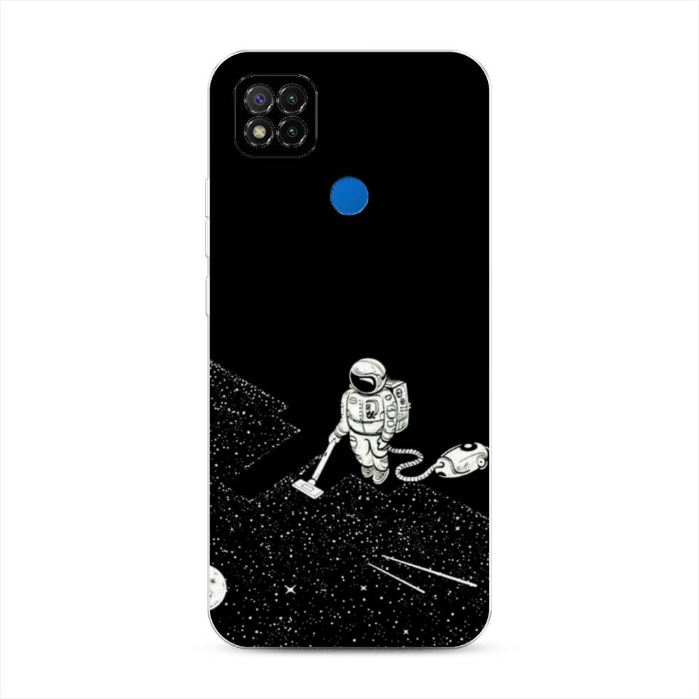 фото Чехол awog "космонавт с пылесосом" для xiaomi redmi 9c