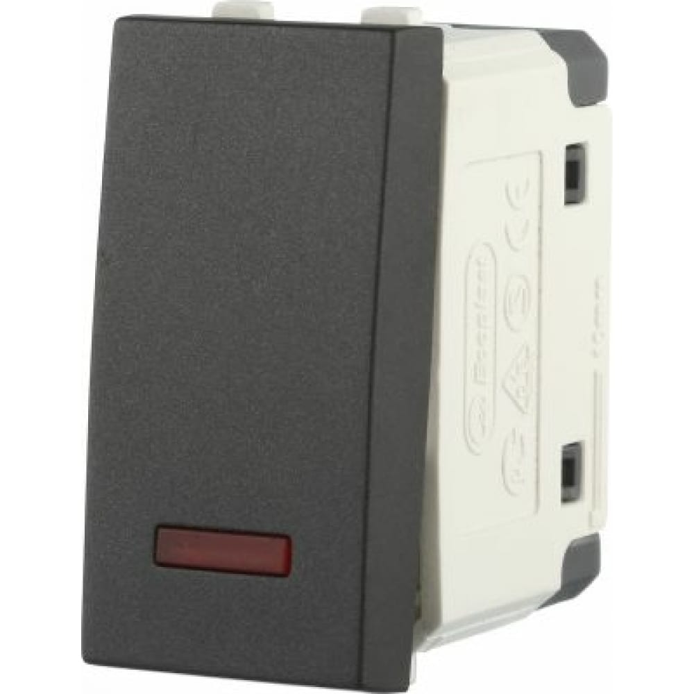 

Одноклавишный выключатель LK Studio LK45, Черный