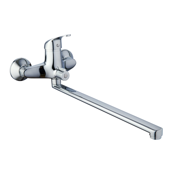 Смеситель для ванны и умывальника 35к VODA MOON31 Moon с аксессуарами, ХРОМ