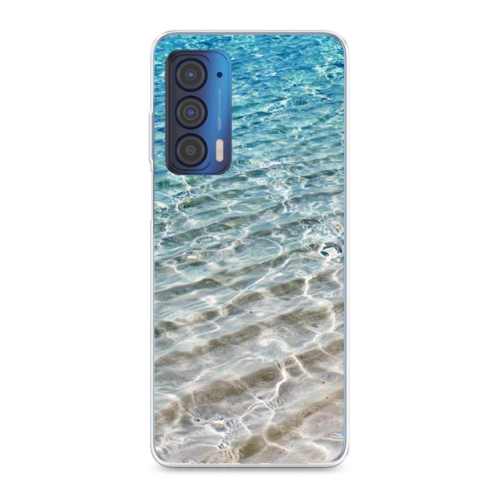 

Чехол Awog на Motorola Edge (2021) "Волны 10", Разноцветный, 242950-4