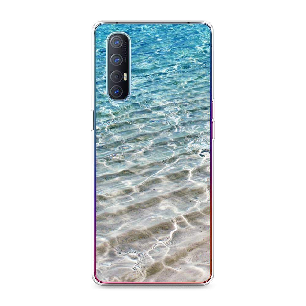 

Чехол Awog на Oppo Reno 3 Pro "Волны 10", Разноцветный, 252550-4