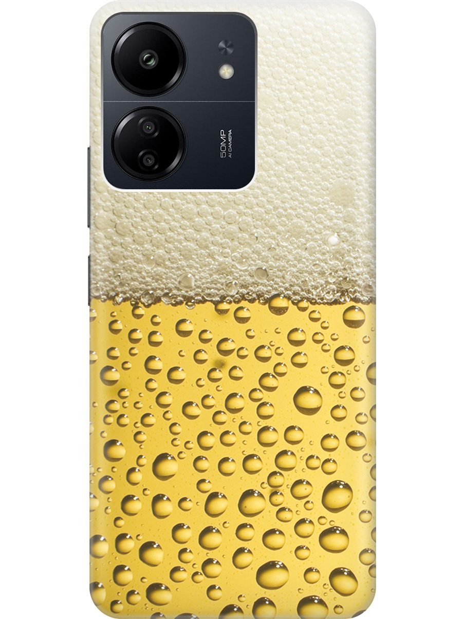 

Силиконовый чехол на Xiaomi Redmi 13C "Пиво", Белый;желтый;серый, 20001464
