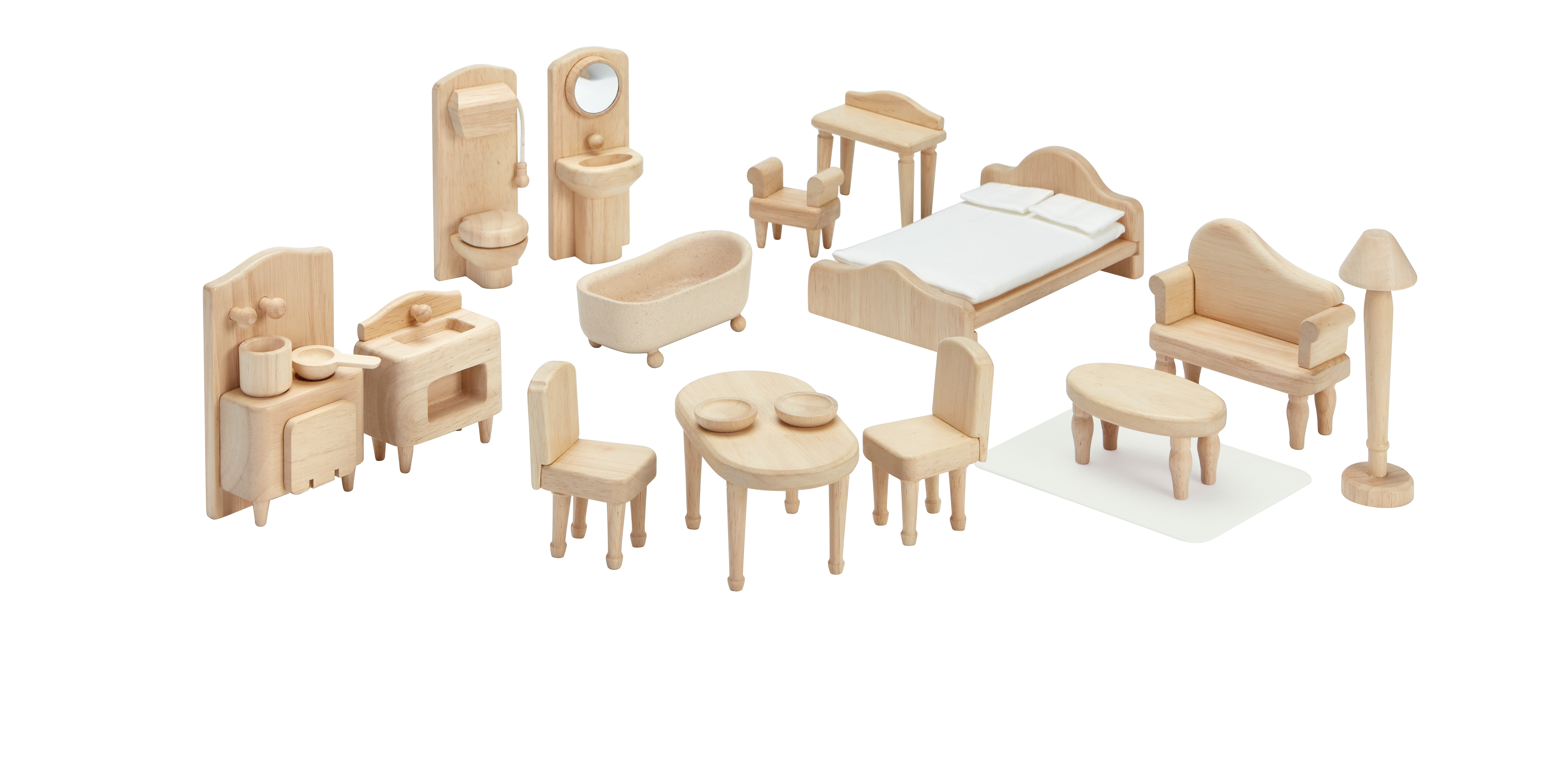 Игровой набор Plan Toys Набор мебели для дома, серия DOLLHOUSE