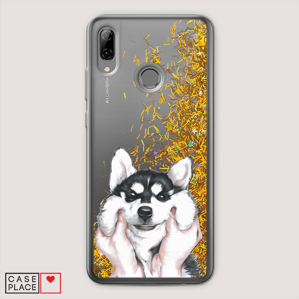 

Чехол Awog на Honor 10 Lite "Щечки хаски", Серый, 67590-1