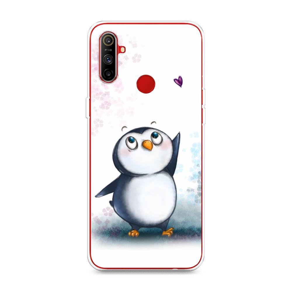 

Чехол Awog на Realme C3 "Пингвин и сердечко", Разноцветный, 253050-1