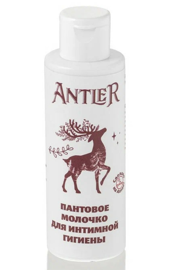 

Пантовое молочко для интимной гигиены Antler, 120 мл, Пантовое молочко для интимной гигиены 120 мл