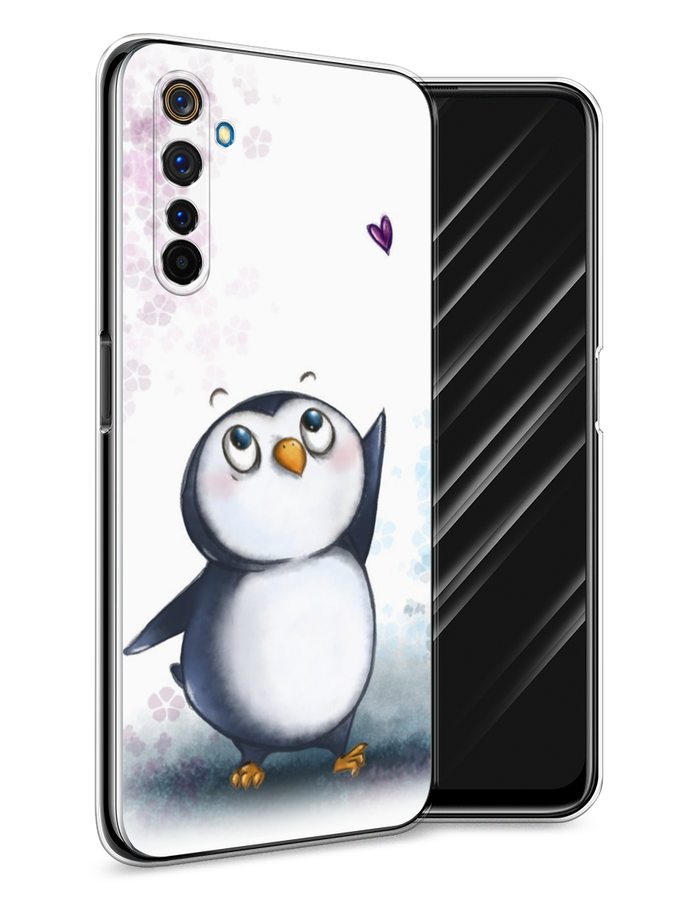 

Чехол Awog на Realme 6 Pro "Пингвин и сердечко", Разноцветный, 252850-1