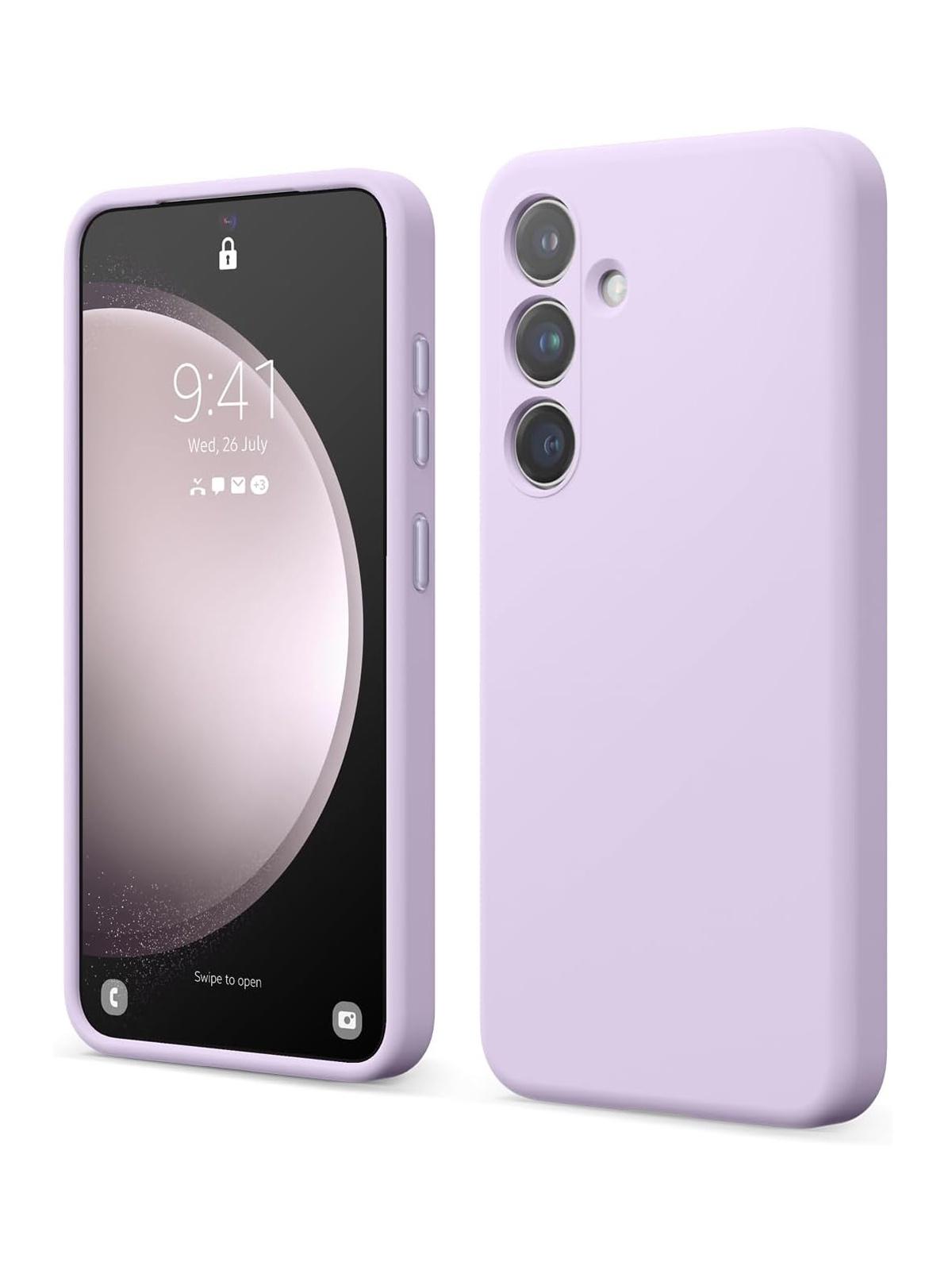 

Чехол Elago для Samsung Galaxy S24 силиконовый с покрытием Soft-touch фиолетовый, Soft silicone