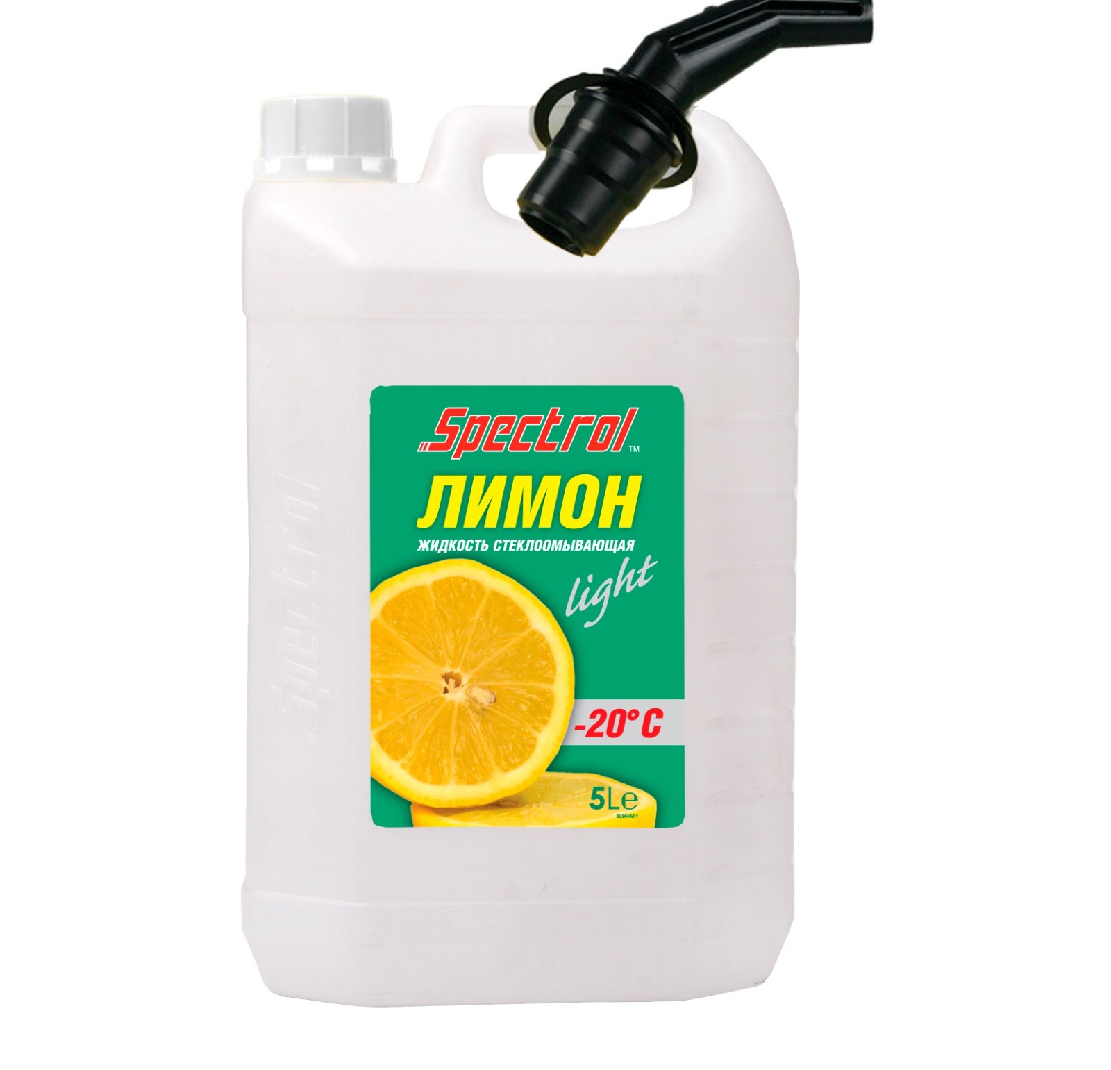 Жидкость стеклоомывателя SPECTROL Лимон -20 5л