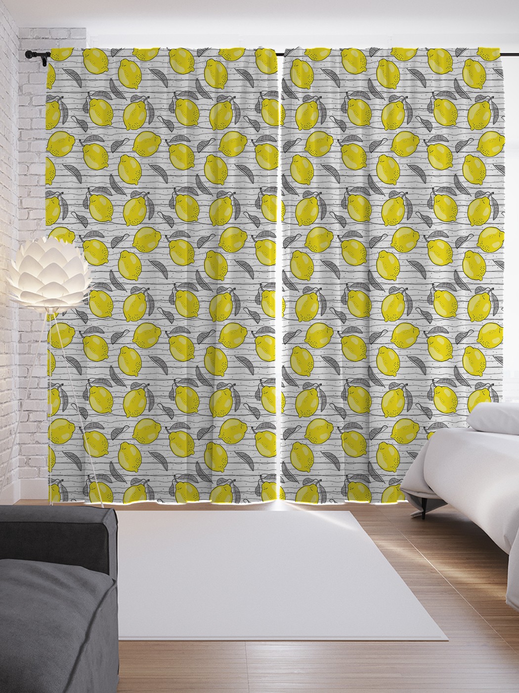

Шторы JoyArty с фотопечатью "Лимонное изобилие" из сатена, 290х265 см, Лимонное изобилие
