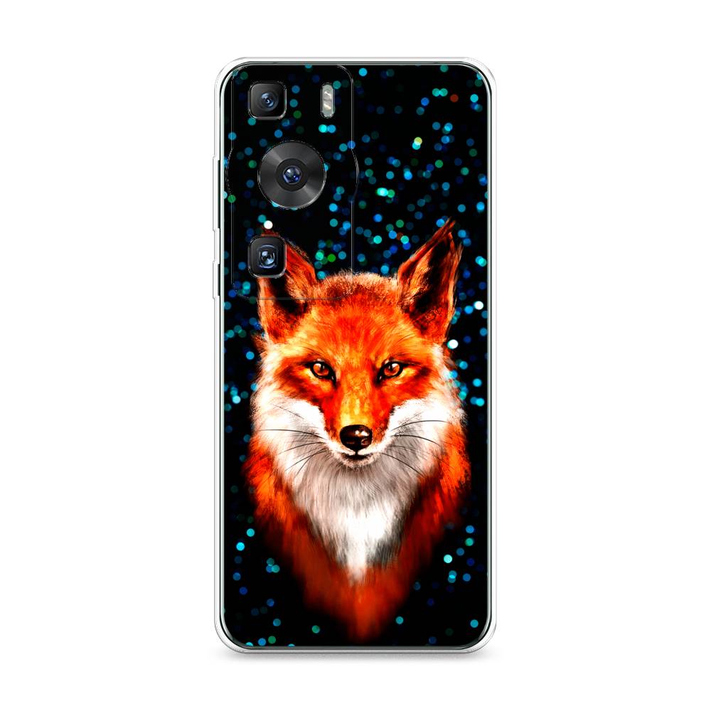 

Силиконовый чехол "Волшебная лиса" на Huawei P60, Прозрачный;разноцветный