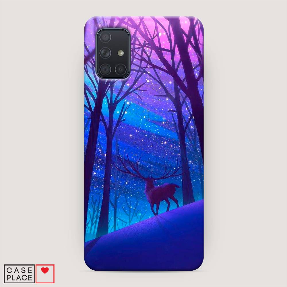 

Пластиковый чехол "Северный олень" на Samsung Galaxy A71, 29020-1