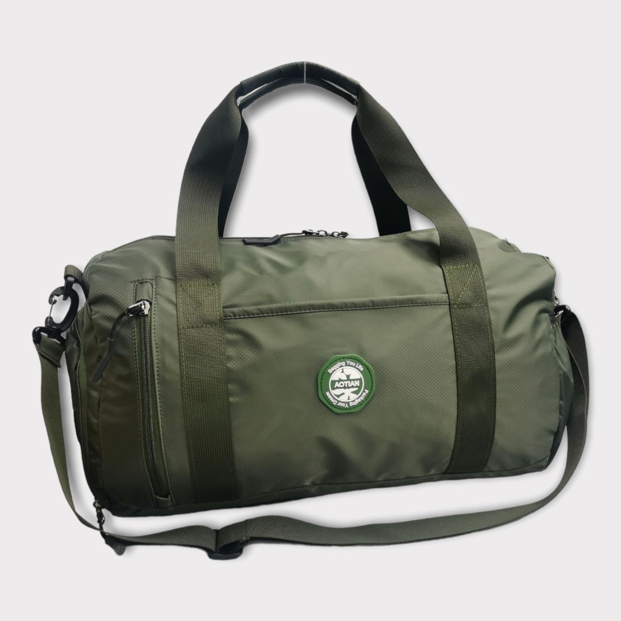 

Сумка мужская 3059khaki зеленая, Зеленый, 3059