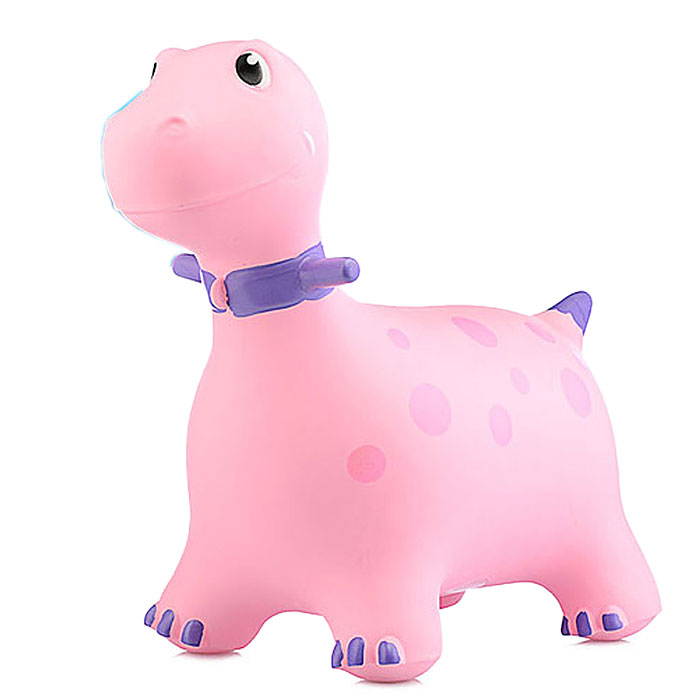 Мячи-прыгуны Oubaoloon Динозавр розовый