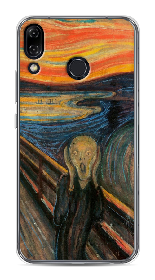 

Чехол Awog на Asus Zenfone 5 ZE620KL "Крик", Оранжевый;синий;серый, 43350-9