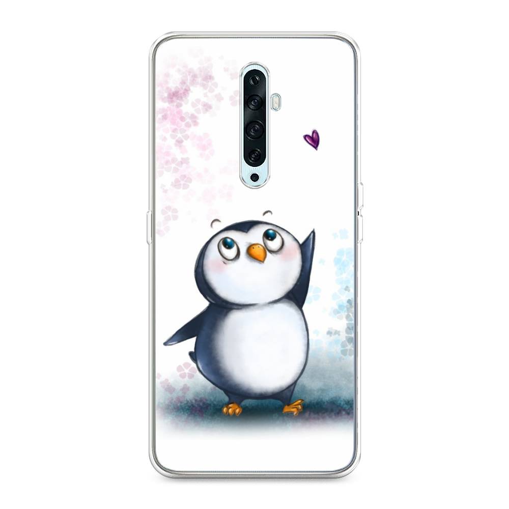 

Чехол Awog на Oppo Reno 2Z "Пингвин и сердечко", Разноцветный, 251850-1