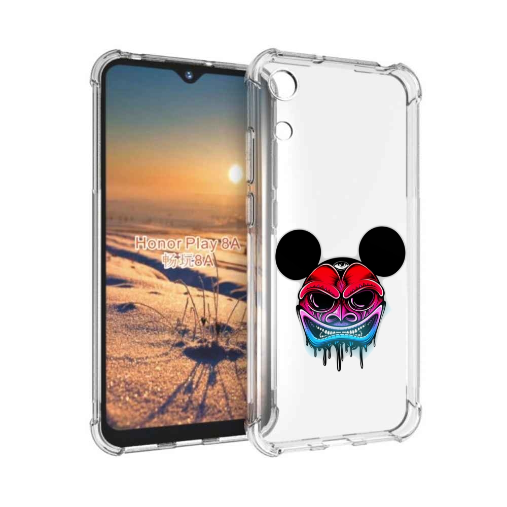 

Чехол бампер MyPads микки в маске для Honor 8A., Прозрачный, Tocco
