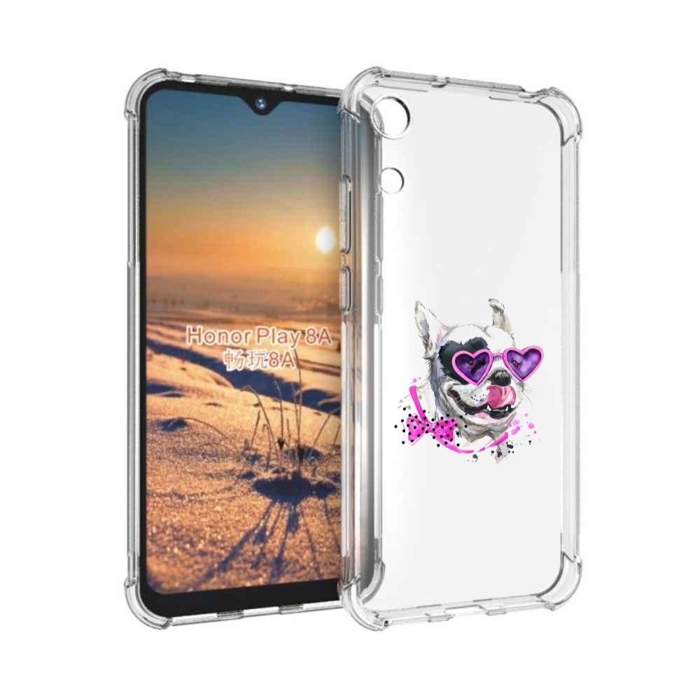 

Чехол бампер MyPads акварельный пёс для Honor 8A., Прозрачный, Tocco