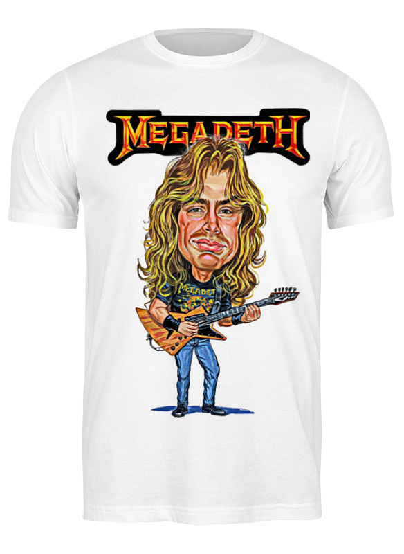 

Футболка мужская Printio Megadeth белая XL, Белый, Megadeth