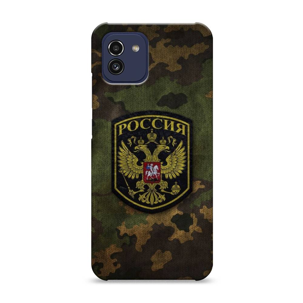 

Пластиковый чехол "Камуфляж 4" на Samsung Galaxy A03, 2104920-4