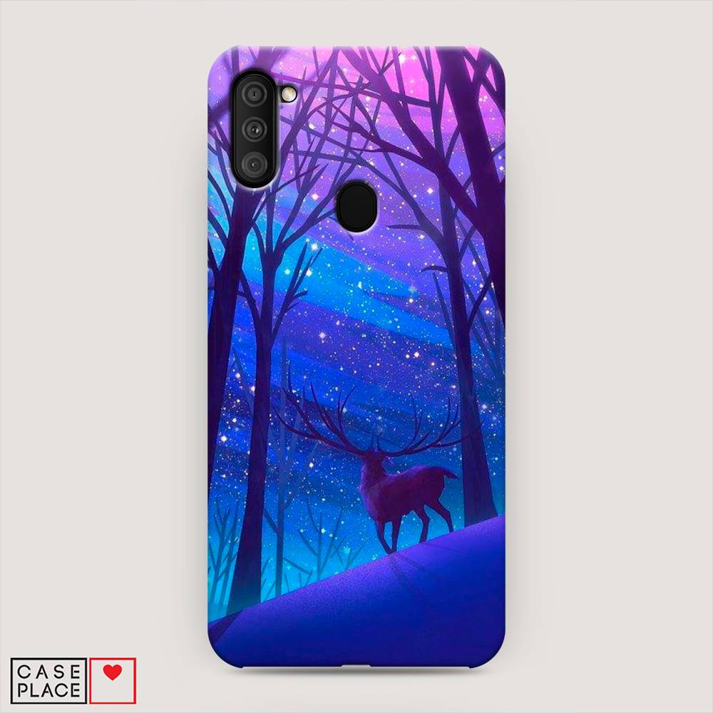 

Пластиковый чехол "Северный олень" на Samsung Galaxy A11, 2100120-1