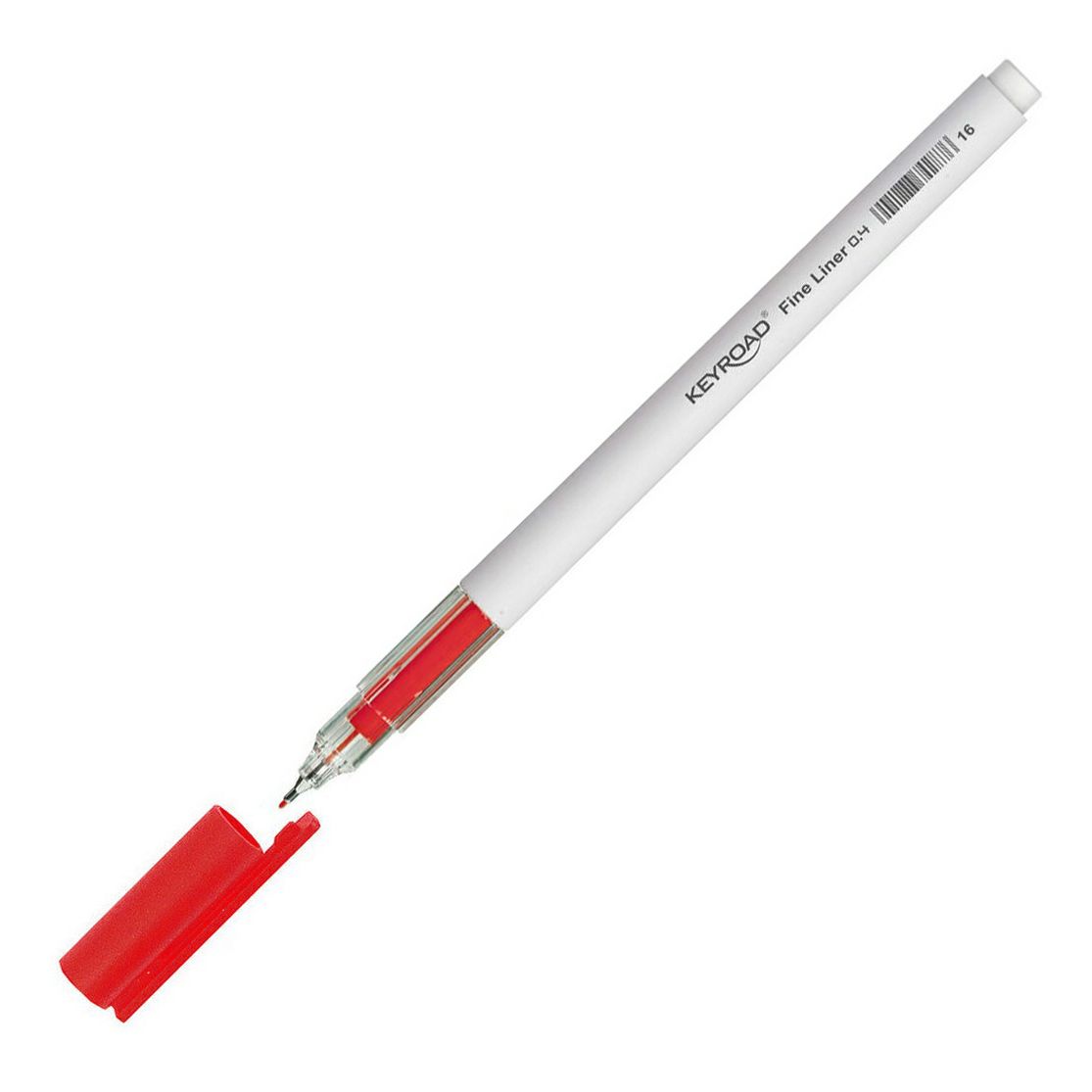 Ручка капиллярная Keyroad Fineliner пишущий узел 0,4 мм цвет чернил красный