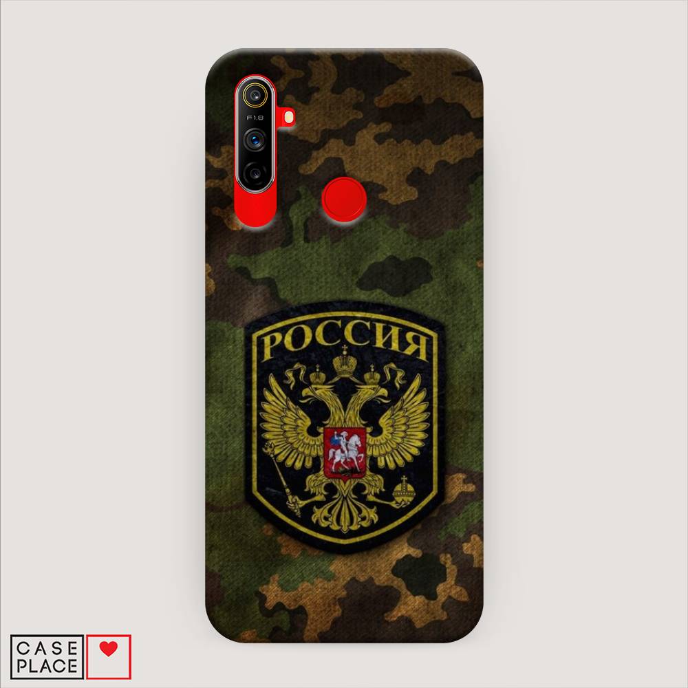 

Пластиковый чехол "Камуфляж 4" на Realme C3, 253020-4