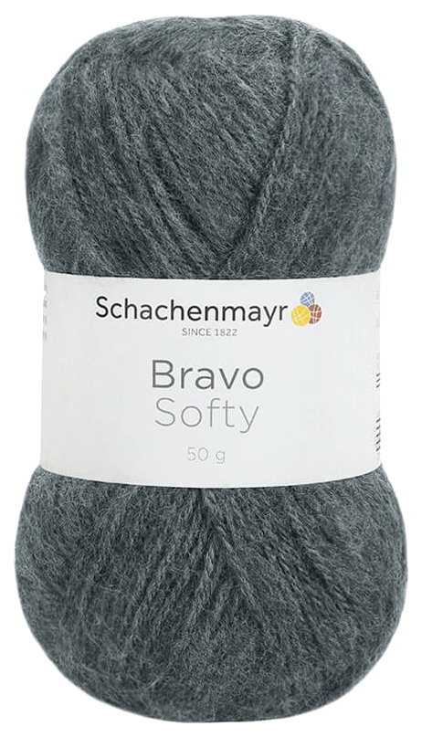 

Пряжа Schachenmayr 9807589 Bravo Softy (08319), Серый, Bravo Softy