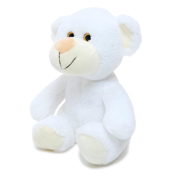 Мягкая игрушка Unaky Soft Toy Медвежонок Сильвестр, цвет белый, 20 см