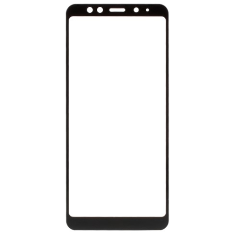 Защитное стекло на Samsung SM-A730F, Galaxy A8 Plus (2018), 3D Fiber, черный, X-CASE