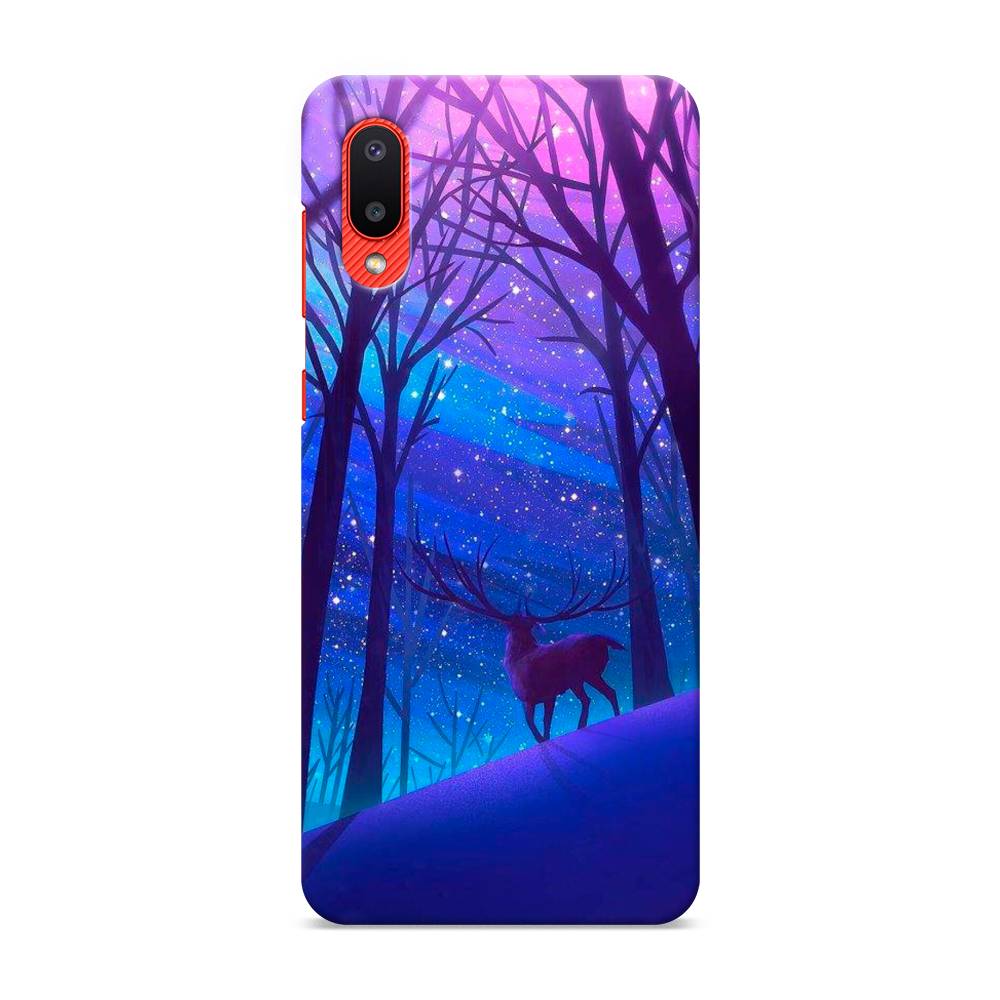 

Пластиковый чехол "Северный олень" на Samsung Galaxy A02, 2102520-1