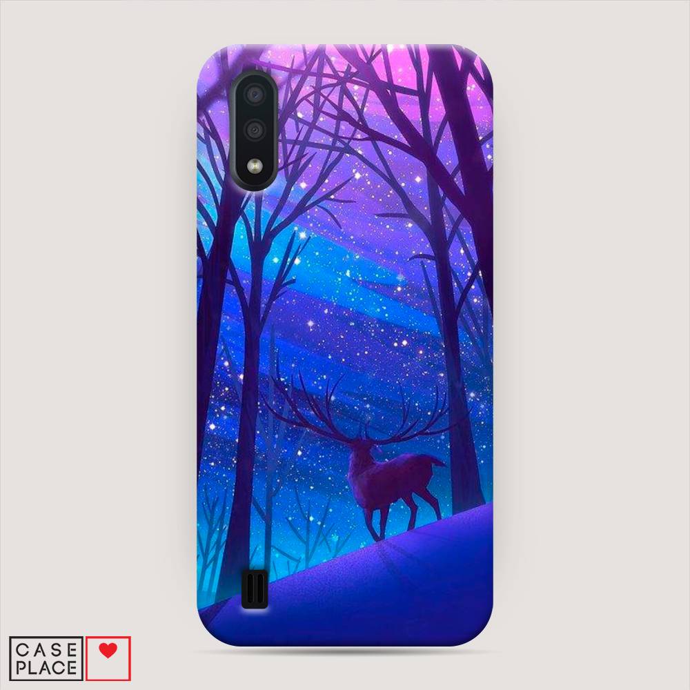 

Пластиковый чехол "Северный олень" на Samsung Galaxy A01