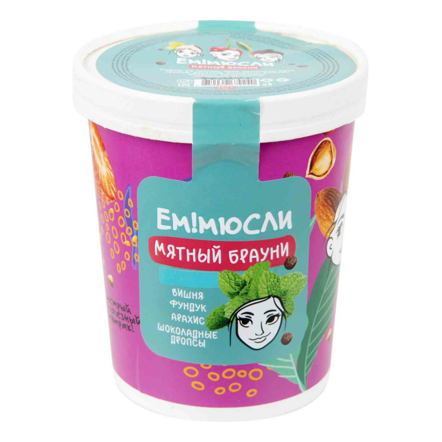 

Мюсли ЕМ! Мятный брауни овсяные 250 г