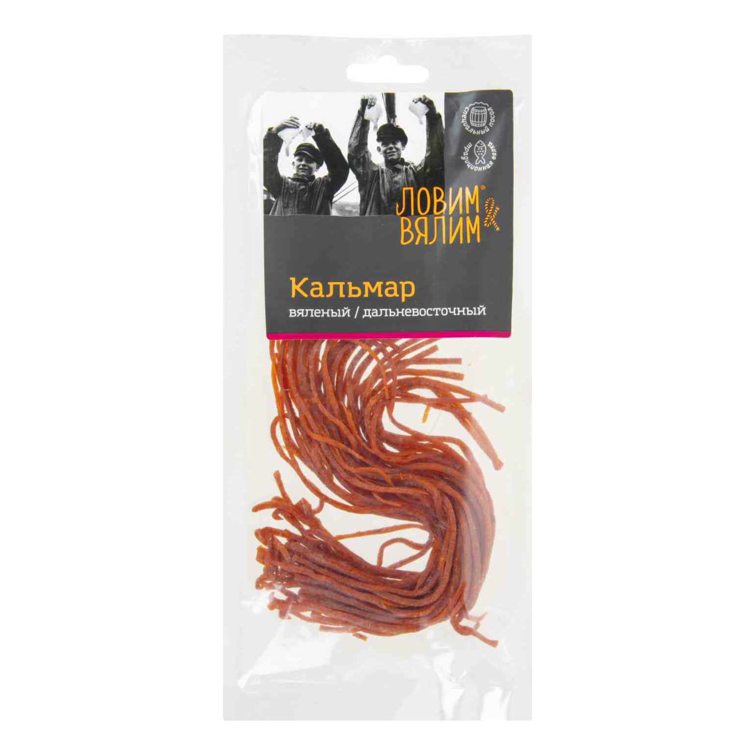 

Кальмар Ловим & Вялим дальневосточный вяленый с перцем 50 г