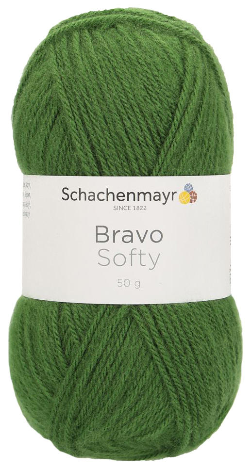 

Пряжа Schachenmayr 9807589 Bravo Softy (08191), Зеленый, Bravo Softy