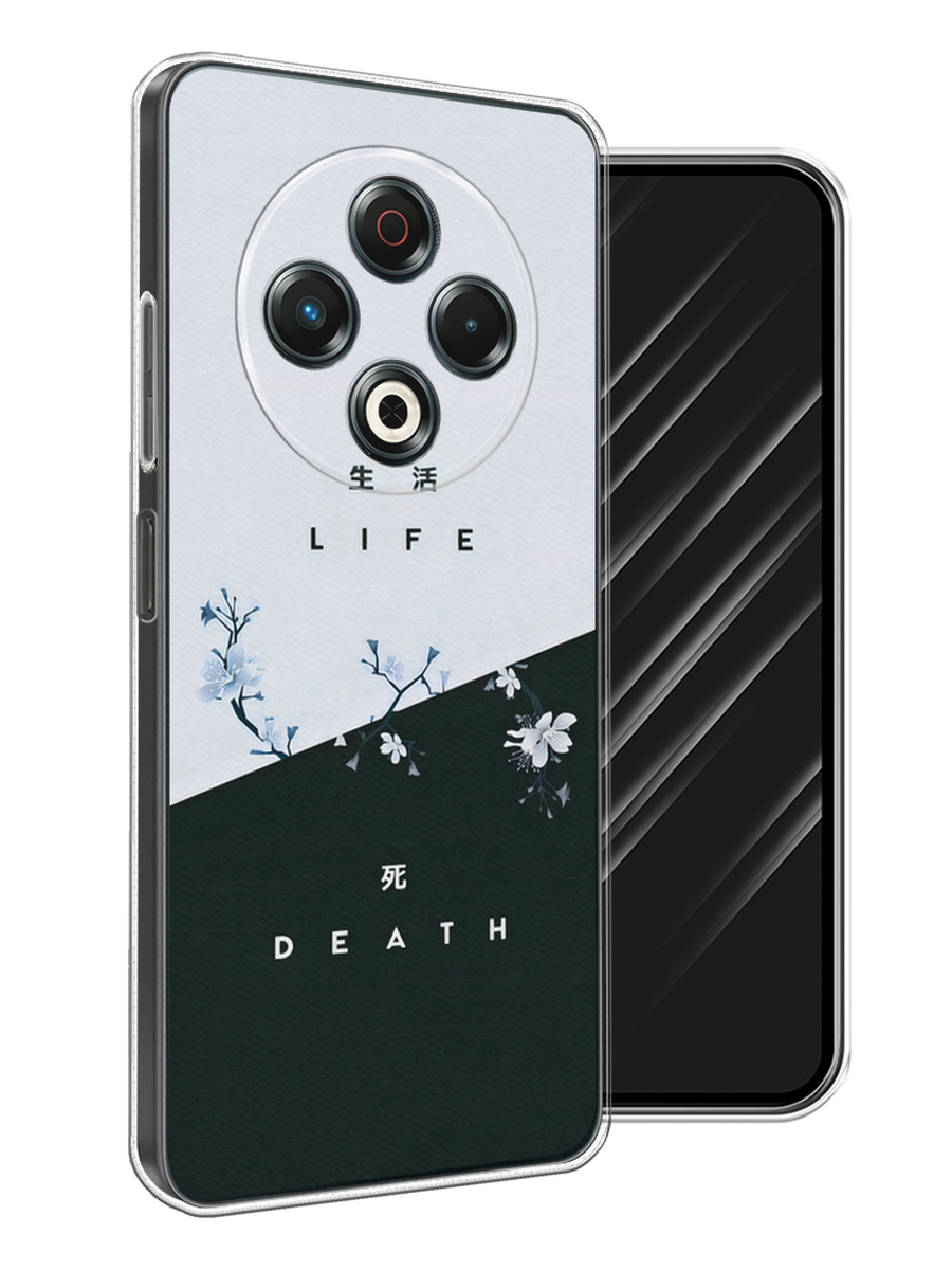 

Чехол Awog на Tecno Spark 30 "Life and death", Черный;серый, 309150-1
