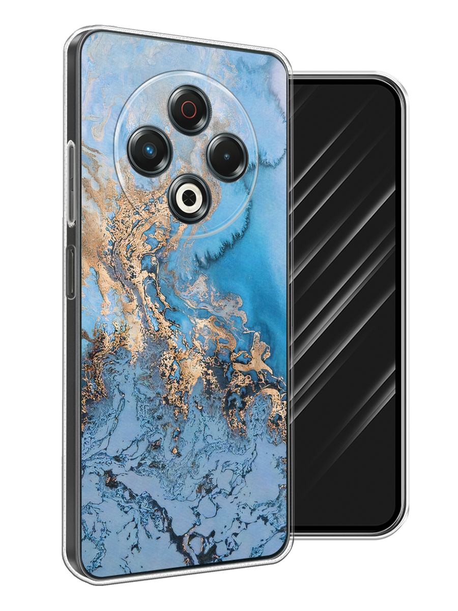 

Чехол Awog на Tecno Spark 30 "Морозная лавина синяя", Серебристый, 309150-1