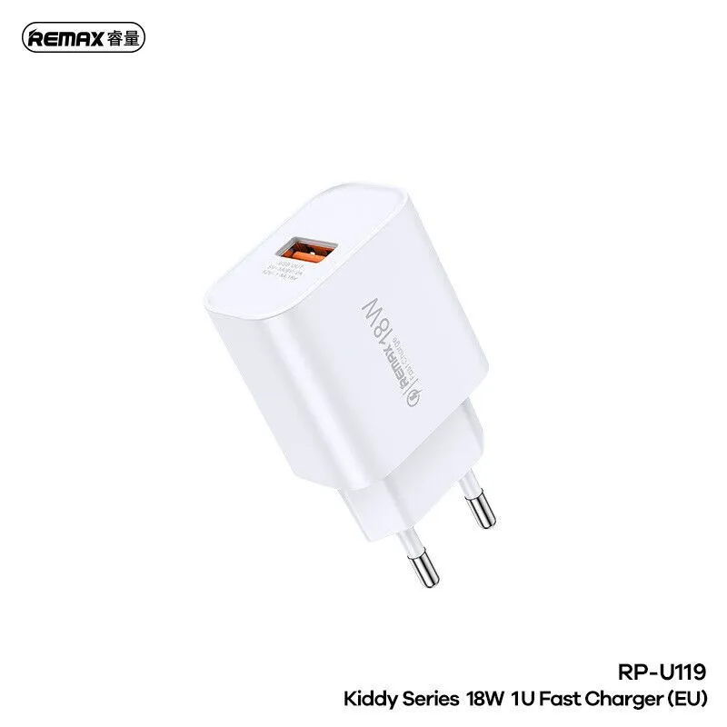 

Сетевое зарядное устройство Remax RP-U119 отсутствует 1x USB Type A 3 А, RP-U119