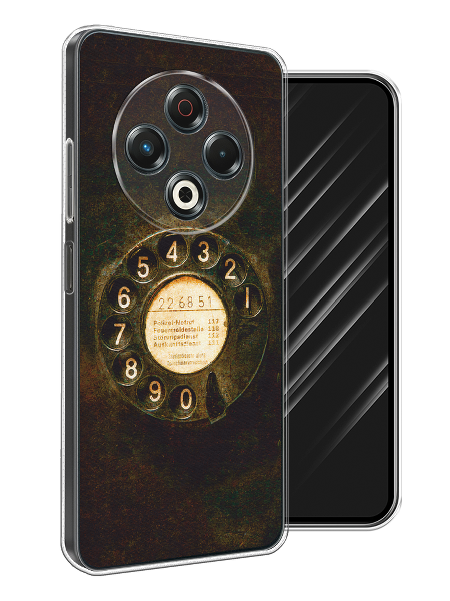 

Чехол Awog на Tecno Spark 30 "Старинный телефон", Коричневый;бежевый;черный, 309150-1